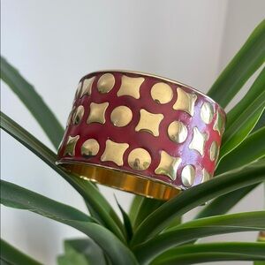 Antika bracelet Elegant Red and Gold Cuff Bracelet Fashion Jewelry New